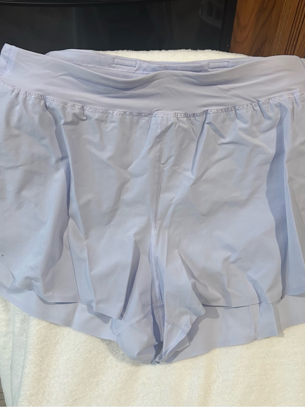 NWT lululemon athletica Light Blue Fast and Free High-Rise shorts 3”
